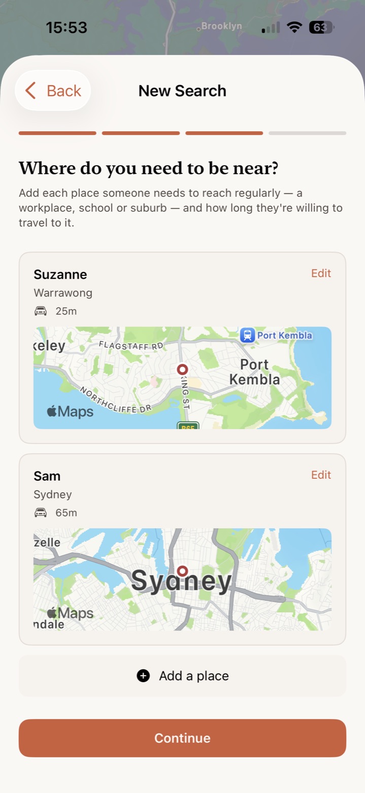 Places screen in light appearance